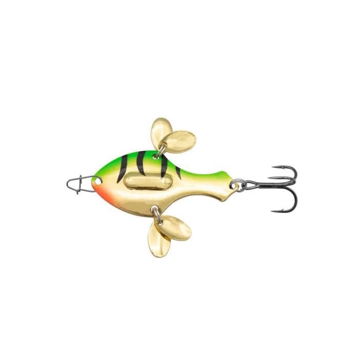 Eurotackle Spade Blade Flutter Rattle Spoon - color: Fire Tiger, size: Micro