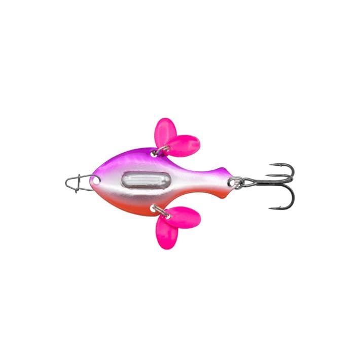 Eurotackle Spade Blade Flutter Rattle Spoon - color: Pink, size: Micro