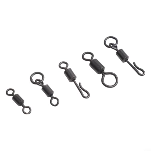 Carp Fishing Tackle Box with 301PCS Terminal Tackles Stainless Steel Hooks Swivels Clips for Freshwater Saltwater Rig Setup