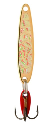 Bay de Noc Bay De Noc 2 1 Inch Swedish Pimple Jig 10 Ounce - color: Crushed Ice/Gold Ice, size: 1 Inch ,1/10 oz