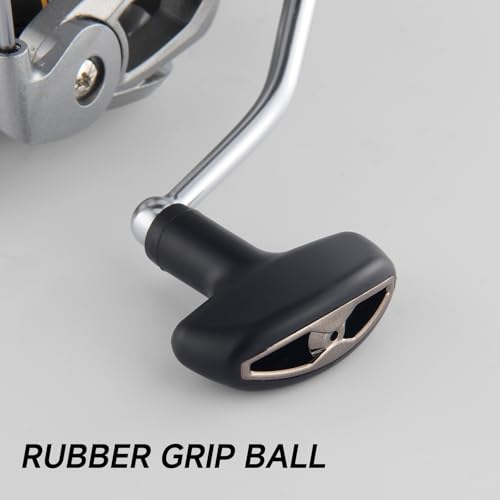 HAUT TON Spinning Reel 8000/9000/10000/12000/14000,6+1BB Metal Surf Fishing Reels,4.8:1 Gear Ratio 55lbs Drag Heavy Long Casting Inshore Saltwater Monster Fish - size: 4000, style: Ht-ngk