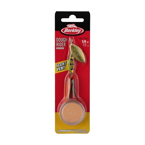 Berkley Berkley Dough Rider Minnow - color: Flashy Perch, size: 1/4 oz - 7 Hook Size