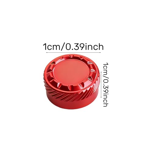 Mechanical Brake Knob Compatible with Daiwa 2019 TATULA 100/2025 TATULA 200 - Aluminum Alloy Adjustment Knob, 1 Set Fishing Reel Replacement Parts - color: Black