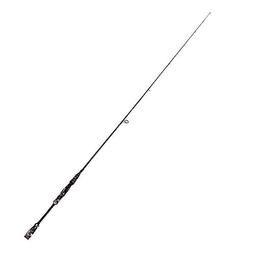 2 Piece 7 Feet Spinning Rod 24 Ton Carbon Fiber Spincasting Fishing Rod with 2 Tips - Medium and Medium Heavy Portable Spin Bass Fishing Rod
