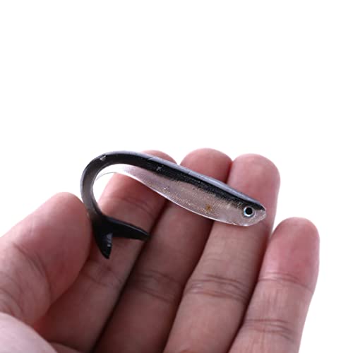 Soft Plastic Swimbait Paddle Tail Shad Lure Soft Bass Bait,Soft Lures,Fishing Lures, Mino Swim Bait for Catch bass, Trout,Rockfish(10Pcs)
