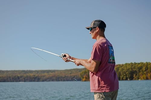 Duckett Fishing Ghost II Spinning & Casting Rods, Lightweight, Durable, and Ultra-Sensitive Performance Fishing Rod - size: 7'3" Medium Heavy Fast Casting