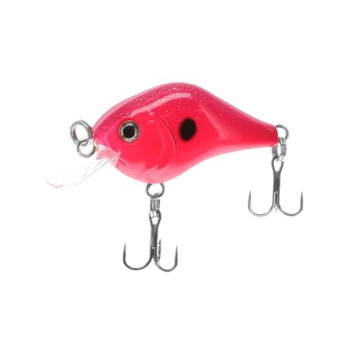 Bill Lewis Gnat Micro-Crankbait Lifelike Fishing Lure 1.5" Length 1/8 Oz - color: Pink Pearlescent