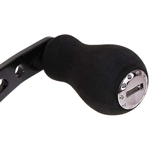 TEAMWILL Black EVA Power Fishing Reel Handle Grip for Abu Garcia Daiwa Baitcasting Reel