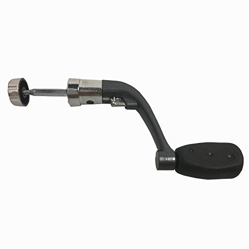 PLUSINNO Aluminum Alloy Rotary Knob Foldable Power Handle for Fishing Spinning Reel Replacement Handle Nonslip Grip