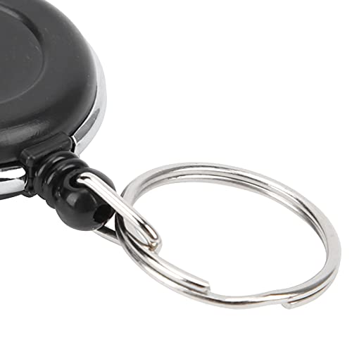 Fly Fishing Retractor, Retractable Steel Wire Tool Clip with Quick Release Carabiner, 65cm Length for Fishing Vest Jacket Backpack Anglers Gear Accessories