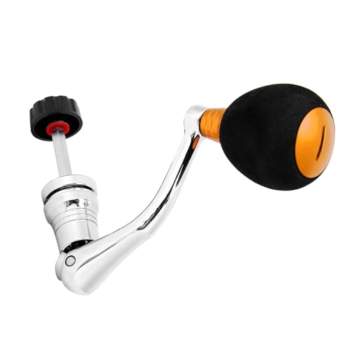Reel Replacement Power Handle Metal Rocker Arm Grip for Spinning Fishing Reel (2000 3000 Medium Size) - color: Gold, size: 2000 3000 medium size