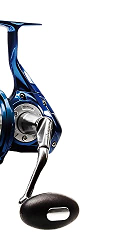 Okuma Azores Saltwater Aluminum Construction Corrosion Resistant Spinning Reel - size: 6000, style: Z-6000h-blue: 310yds-12lb, 5.8:1