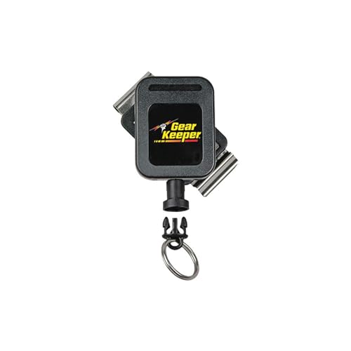 Hammerhead Industries Gear Keeper Medium Force / 6oz, 36”, 8-14 Key Retractor RT4-5851 – Features Heavy-Duty Durable Stainless Rotating Belt Clip with Q/C Split Ring Accessory – Made in USA