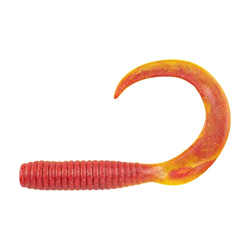 Berkley Gulp! Grub Saltwater Fishing Soft Bait - color: Curried Chicken, size: 5"
