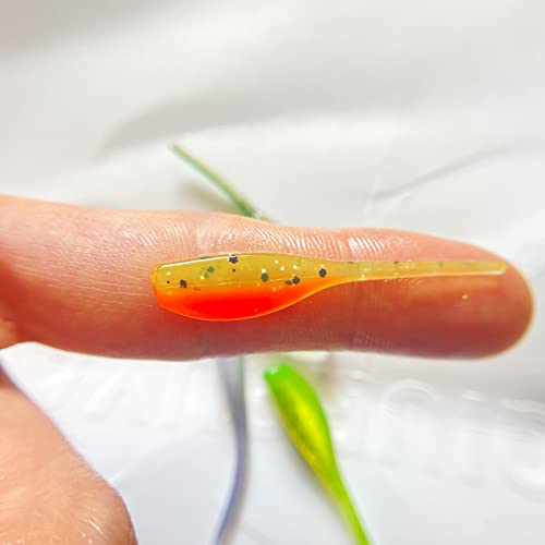 50pc Crappie Jigs Lure Set - 2in Bait, Jig Heads & Hooks for Versatile Fishing - color: C:50pcs crappie lures
