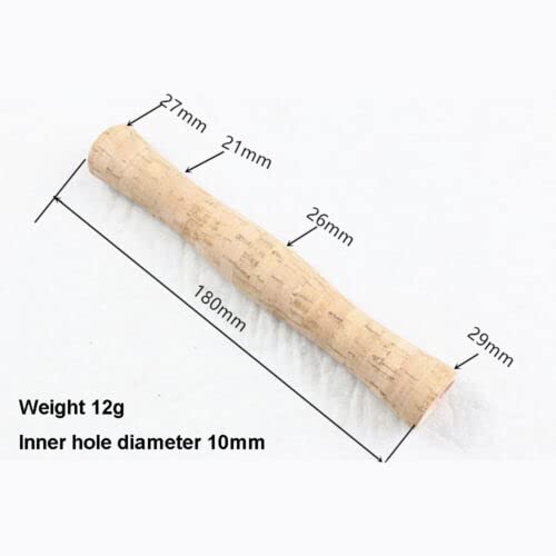 TEAMWILL Fly Fishing Rod Handle Composite Cork Grip Rod Building and Seat Set - style: Model 2