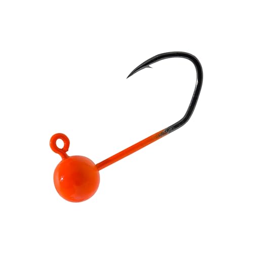 Fly Tying Sickle Jig Heads - color: Orange, size: 1/16 OZ 50PCS