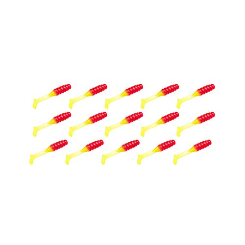 Strike King Mr. Crappie Slabalicious - color: Red Chartreuse Sparkle, size: 2 inch