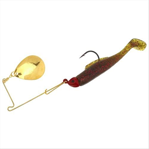 Strike King Redfish Magic Saltwater SB - color: Avocado/Red Head, size: 1/4oz