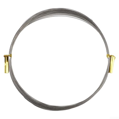 Saltwater Fishing Leader Stainless Steel 10 Meter Wire Spool Bite Proof For Lure Fishing And For Deep-Sea Angling Applications - size: 180 lb