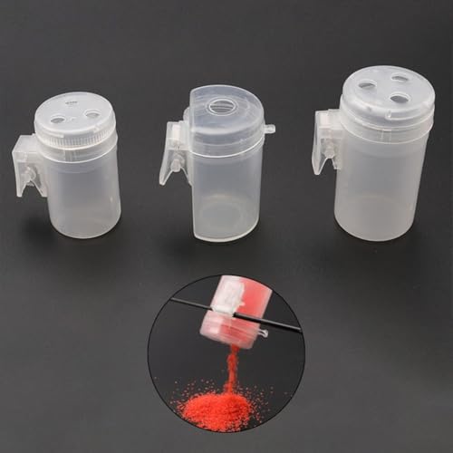 Fishing Pole Feeder Cup with Clip for Bait Delivery Plastic Pellet Pot Accessory for Carp Pole Fishing Fits Tip End to Feed Directly Over Float and Hook(L) - size: L