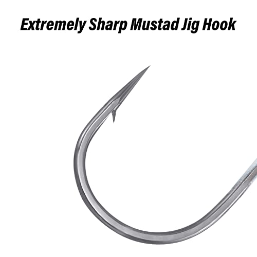 Dr.Fish 10 Pack Underspin Jigs Heads 3D Eye Freshwater Swimbait Jig Freshwater Bass Walleye Fishing Mustad Hooks Willow Blade 1/8oz,3/16oz,1/4oz,3/8oz - color: Unpainted, size: 3/8oz(#4/0 Hooks)