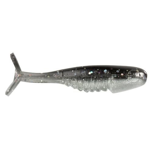 Bobby Garland Itty Bit Slab Huntr Natural Minnow Shape Ribbed Fishing Lure, 1 Inch, 1/4 Ounce - color: Threadfin Shad