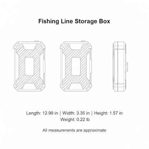 Quick-Access Fishing Line Spool Holder, Compact ABS Tackle Organizer with EVA Core for Easy Storage in Vest or Box (1 Piece)