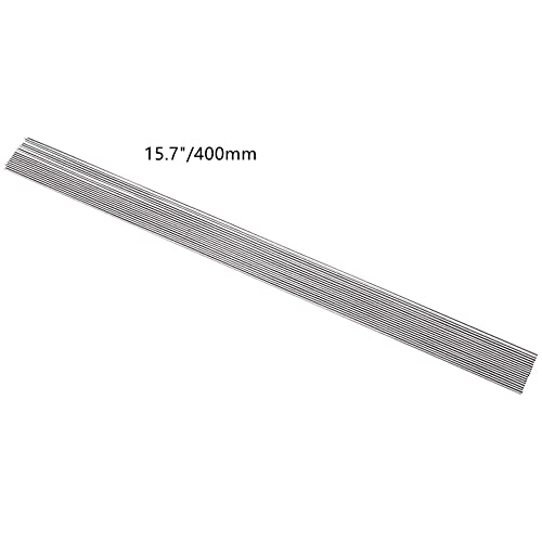 25PCS 40CM 15.7" Stainless Steel Spring Wire Hard Full Straight Spring Steel Wire 24 Gauge 0.6mm - size: 0.6mm