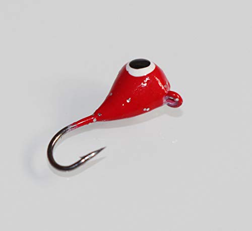 Ice Fishing Jigs Lead Jig Heads Fishing Lure Jigs Winter Metal Lures - color: 0.75inch/0.07oz-10pcs