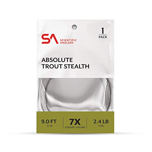 Scientific Anglers Absolute Trout Stealth Leader - size: 3X