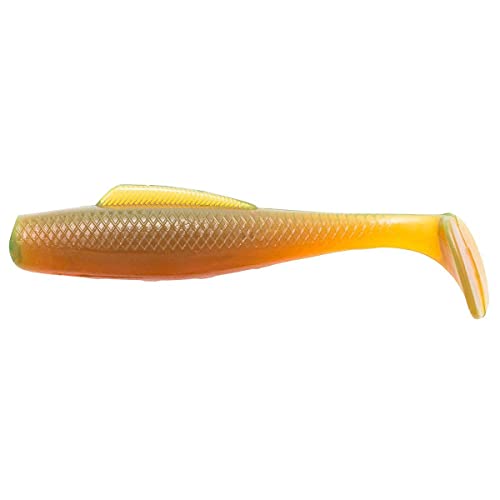 Z Man MinnowZ Soft Plastic Paddle Tail Swimbait - style: Motor Oil
