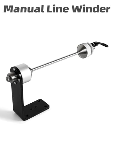 BLUEWING Manual Line Winder Carbon Steel Fishing Spool Holder Line Spooling Stand