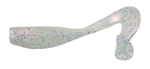 Bobby Garland Stroll'R Soft Plastic Crappie Fishing Lure, 2.5 Inches, Pack of 12 - color: Glacier