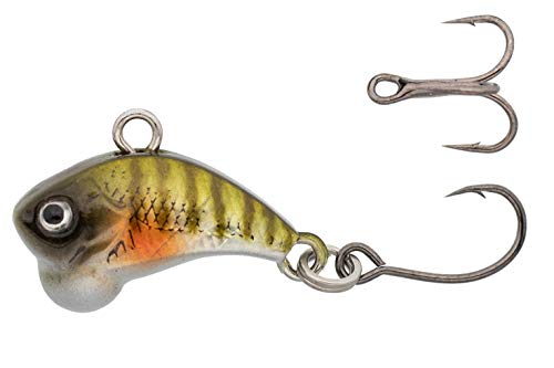 Z-Viber Micro - Ultra Light and Ice Fishing Lure - Mini Lipless Crankbait - 1/16oz Rattle Bait (0.6") - color: Baby Bluegill