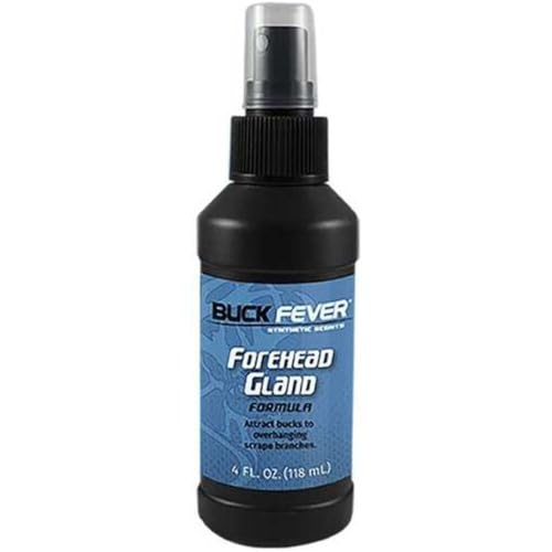Buck Fever Forehead Gland – Syntheticly Formulated Buck Lure & Deer Attractant (not just Limited to Whitetail Deer) for Mock Scrapes, Licking Branches - Year-Round Hunting Scents - size: 4 oz