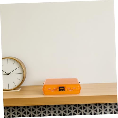 BESPORTBLE Hard Fishing Tackle Binder for Outdoor Gear Management Multilayer Fishing Storage Box Ample Compartments for Hooks Baits and Lures Organizer