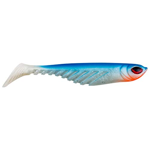 Berkley PowerBait Ripple Shad Fishing Soft Bait - color: Blue Silver, size: 4" (5 Count)