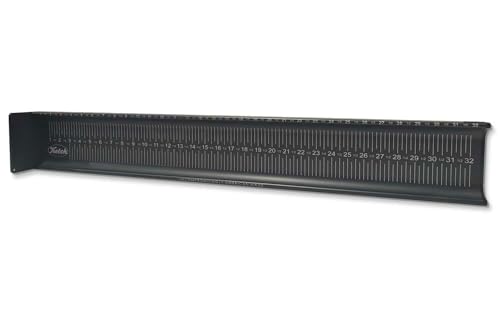 KETCH X Fish Measuring Board/Ruler - color: Charcoal Gray, size: 26"