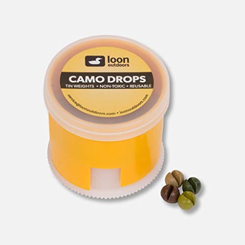 Loon Outdoors Camo Drops Split Shot | Twist Pot - size: #AB (0.6g)