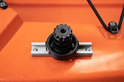 YakAttack LockNLoad Track Base | Kayak Track Mount for Rod Holders, Fish Finders & Accessories | Compatible with GearTrac & MightyMount | USA Made Kayak Rail Mount Accessories | LNL-1001