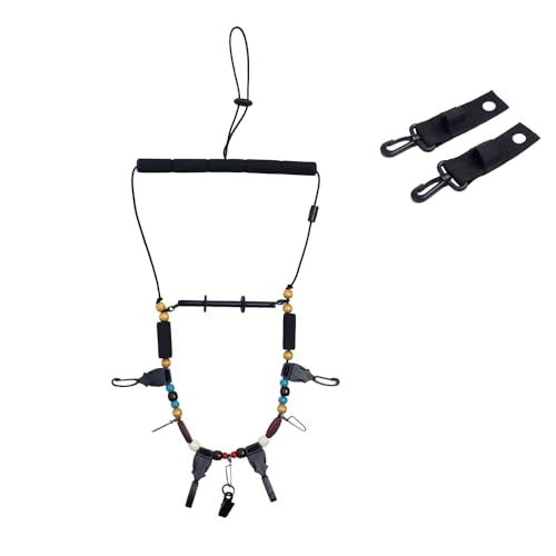 Raprance Fly Fishing Lanyard, Adjustable Quick Release Tool Holder, Lightweight Fishing Accessories with Floatant Bottle Holder