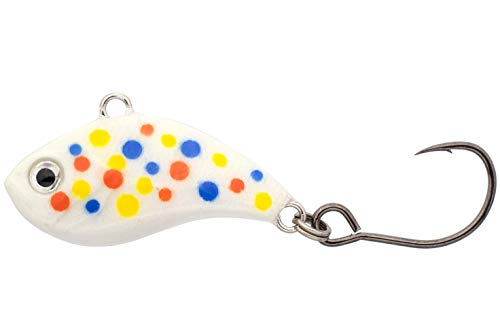 Eurotackle Z-Viber Original - Ultra Light and Ice Fishing Lure - Lipless Crankbait - 1/16oz Rattle Bait (1") - color: Wonder B