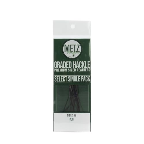 Metz Select Hackle Single Pack - color: Dun, size: 16