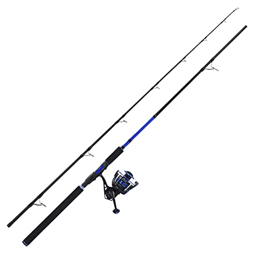KastKing Centron Fishing Rod and Reel Combo, Spinning & Baitcasting Combos, IM6 Graphite 2Pc Blanks, Stainless Steel Guides with Ceramic Rings, Contoured EVA Handles & Fighting Butt - style: Spin-7'6" Mh, 4000 Reel