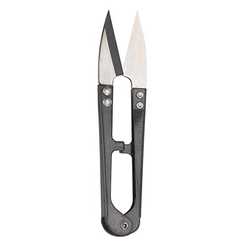 Sewing Scissors Yarn Thread Cutter 4.1inch Mini Small Snips Trimming Nipper Made of High-Carbon Steel Thread DIY Supplies for Stitch Embroidery, Knitting, Crafts (1, Black)