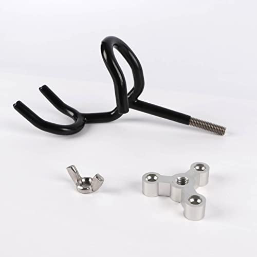 4pcs Sure Grip Steel Boat Rod Holder 20 Degree PVC Coated Steel Wire Fishing Pole Holder
