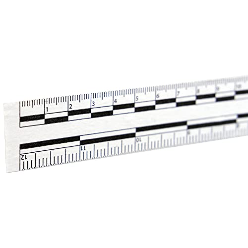 Crime Scene Photomacrographic Scale, Adhesive Tape (1 x 500 inch) - size: 1 x 500 inch