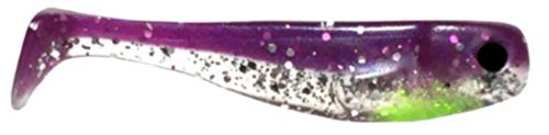 BIG JOSHY SWIMBAITS Minnow (2.75" 7 Pack, 3.25" 5 Pack) - color: Purple Flash