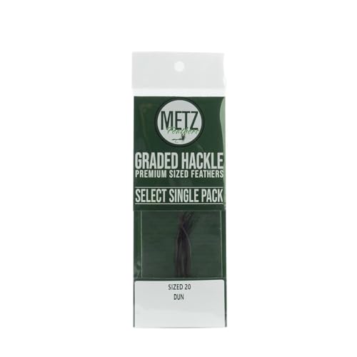 Metz Select Hackle Single Pack - color: Dun, size: 20
